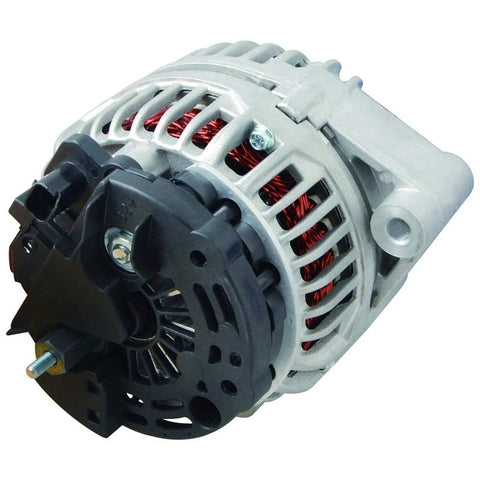 New Beefed Up 150 Amp 12V Alternator Replacement For Cadillac Escalade Avalanche Tahoe Silverado GMC Suburban Sierra 6.0L 5.3L 4.8L V8 4.3L V6 Engines 2005 To 2007 Heavy Duty PMA Unit With 12V Regulator And CW Rotation
