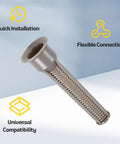 Close-up of a single nozzle from 30 Pack Sprinkler Head Filters For Pop Up Sprinklers Fine Mesh Screens Replacement Nozzles
