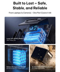 Rugged Portable Power Station Delivering A Solid 1000W Output Loaded With 1008Wh LiFePO4 Cells with visible battery management features.