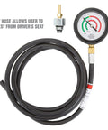 Exhaust Back Pressure Tester And Gauge Kit With Oxygen Sensor Adapters for Accurate Psi And Bar Readings, 6 ft hose visible