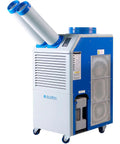 Heavy Duty Portable Air Conditioner Smashes Summer Heat With 13200 BTU Cooling For Up To 355 Sq Ft Rooms, visible twin cold air nozzles.