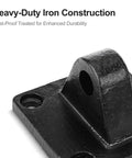 Close-up of Heavy Duty Foot Flange Mount Bracket For 63mm SC Series Pneumatic Cylinders, Iron and Rust Resistant