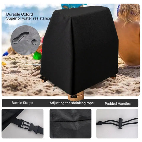 Water Table Cover For Rain Showers Splash Pond Water Table Black 41 Inches Long By 25 Inches Wide By 33 Inches High