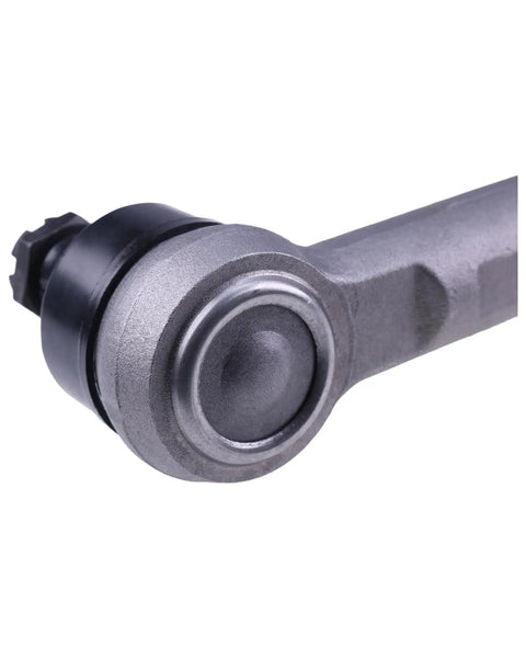 2 Pack Track Tie Rod Replacement For JCB Loader 3C 3CX 3CN 3DX 4C 4CN 4DX Fits 126-02253 126-01946 12602253 12601946 335Y6895 4993945 Heavy Duty Aftermarket Part For Construction Machinery close-up steel rod end