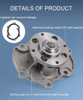 AW5103 Water Pump Replacement For Buick Enclave LaCrosse Allure Cadillac ATS SRX Chevy Camaro Equinox Malibu Traverse GMC Acadia Canyon Colorado bolt view