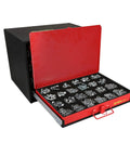 Heavy Duty Four Drawer Hardware Organizer With 2500 Piece Small Parts Kit Steel Cabinet With Removable Inside Trays Black And Red Storage