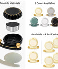Image of Tough As Nails Two In One Self Adhesive Magnetic Wall Hooks With Heavy Duty Grip No Drill Mount in multiple colors and designs.