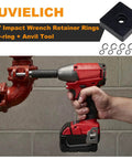 Three Eighths Inch Impact Wrench Retaining Ring Kit With O Ring And Anvil Install Tool Ten Sets Compatible With Milwaukee