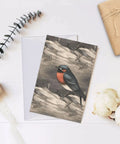 Blank 4x6 Greetings Card With Envelopes Featuring Graphite Barn Swallow Artwork Thank You Notes For All Occasions On White 15pt Card Stock With Subtle Glitter Accents Great For Christmas Holidays Birthdays Graduations Anniversaries