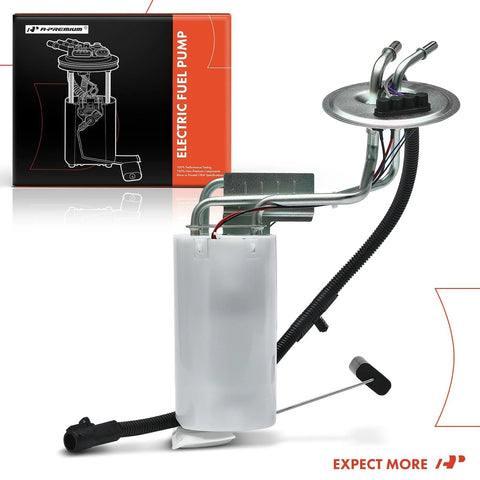 Driver Side Electric Fuel Pump Module Assembly With Sending Unit For Ford F Series Trucks 1992 1996 F Super Duty F 150 F 250 F 350 4.9L 5.0L 5.8L 7.5L 19 Gallon Tank With Two Tube Ports