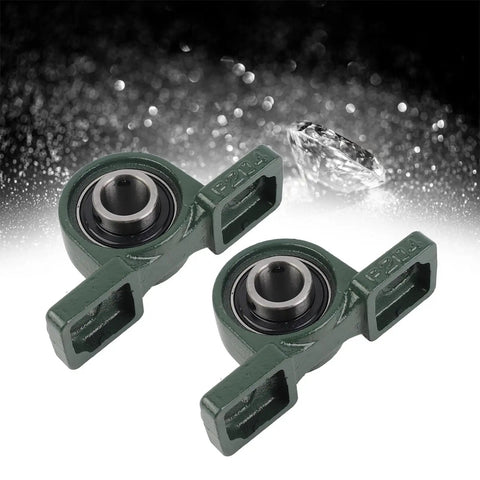 2 Piece 20 mm Pillow Block Bearing Ucp204 Self Aligning High Hard Steel Heavy Duty Unit Industrial Machinery Rated For Life set