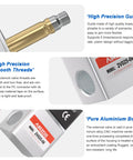 One Quarter Inch NPT AC110V Solenoid Valve Two Way Normally Closed Electric Valve With Junction Box Model 2V025 08 components