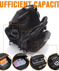 Go Light Fly Fishing Sling Pack That Keeps Gear Dry Waterproof Tackle Bag with organized interior compartments.