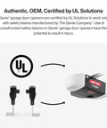 Safe T Beam Replacement Kit For Garage Doors With UL Solutions Certified Safety Beams Includes Sender And Receiver