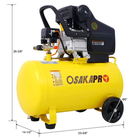 Chery Industrial 13 Gallon Horizontal Air Compressor 4.5HP Oil Lubed Powerhouse With Built-In Wheels Durable Cast Iron Cylinder Auto Filter Great For Workshop Tools And Tires Heavy Duty Performance