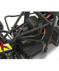 1 8 Scale RC X Rider Flamingos 2 4G 3WD 2 In 1 ESC High Speed RC Car Electric Tricycle Motorcycle RTR Drift Vehicle For Adults Green All Terrain Ready With Aluminum Bottom Plate Bumper Roll Cage Shaking Head Driver ABS Shell Water Cooled Radiator Model, close-up of motor and roll cage
