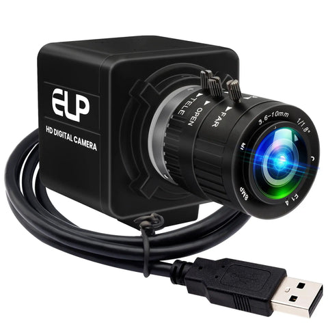 Blazing Fast 4K USB Webcam With 12 Megapixels And 120FPS Recording Killer Detail Golf Swing Camera with manual zoom lens.
