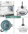 Variable Frequency DC Brushless External Fan Motor For Air Conditioners FW30J-ZL 310V Replacement in detailed view