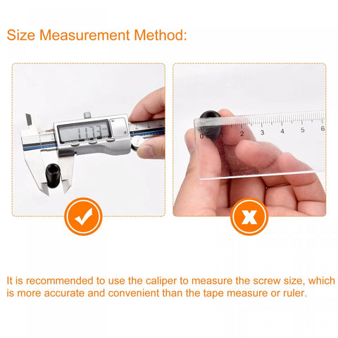 Hardcore Spring Loaded Ball Plunger Set Screws, 20 Pack M8 X 16mm High Carbon Steel Hex Drive Grub Bolts size measurement caliper 11.73mm
