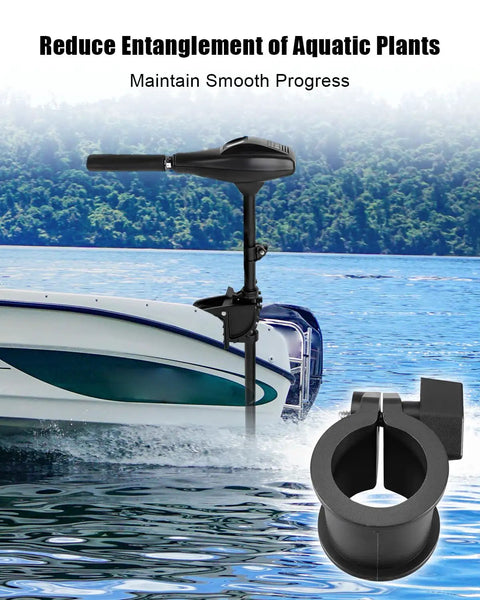 Depth Adjustment Collar Kit For Minn Kota Terrova And Riptide ST Trolling Motors 2007-2016 on a boat in water