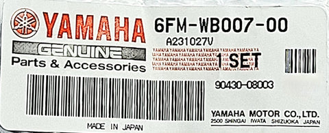 Label for 3 Pack OEM Outboard Lower Unit Drain Gasket Set Black for replacing OEM drain gaskets on marine motors 904300800300