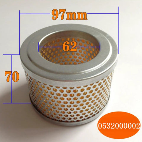 High Performance Vacuum Pump Air Oil Filter Cartridge 0532000002, Ultimate Replacement For Busch R5 RA RC Rotary Vane Pumps Like Ra 0100 0160 0205, Essential 5 Micron Intake Separator For Smoother Operation And Reliability