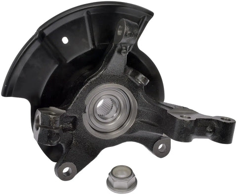 Professional Grade Front Left Wheel Bearing And Hub Assembly For 2011 2015 Ford Edge Lincoln Mkx Straight Swap Direct Fit Design No Hassle Install Runs Butter Smooth Everyday, detailed view of hub assembly with mounting points.