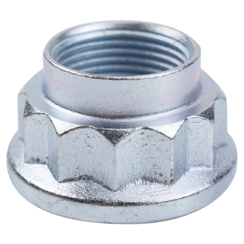 Metal nut component from the Front Passenger Side Wheel Bearing And Hub Kit For Lexus ES330 ES350 RX330 RX350 RX400h Toyota Avalon Camry And Highlander 2001 To 2016 Drop In Ready Easy Install Plug And Play OEM Quality Replacement Wheel Hub Bearing Set