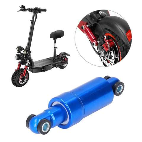 125mm Motorcycle Shock Absorber Coating Kit For Electric Bikes Wear Resistant Aluminum Alloy Upgrade To Restore Performance With A Slick Blue Finish Durable And Versatile For Street And Trail Rides