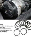 50Pcs Circlip Snap Retaining Rings C Clips Kit Fit For 507 AC Compressor Clutch Coil With 1.8mm Thick 49.44mm Outer Diameter