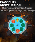 Pro Grade Brake Line Flaring Tool Kit With 37 And 45 Degree Flare Sets displaying heavy-duty construction.
