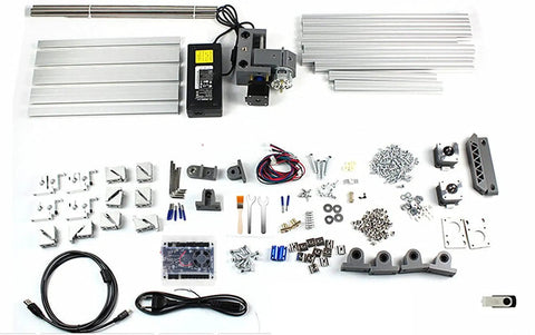 3 Axis Desktop CNC Router Kit 3018 With GRBL Control For Wood, Plastic, PCB And Engraving components layout