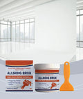 All In One Drywall Repair Paste Kit With Scraper For Patching Holes Cracks And Dents In Walls Ceilings Doors Windows And Baseboards 150g Quick Dry Putty Adhesive No Tools Needed Pro Grade, shown with packaging and scraper