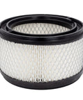 F8-108 Air Filter Element For Industrial Equipment, heavy-duty filter with white pleated material and black metal frame