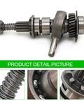 Transmission shaft with gears and swash bearing clutch assembly for HR2470 rotary hammer, metal power tool part