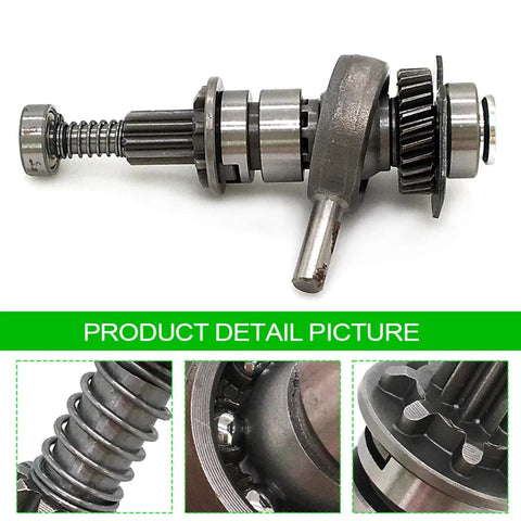 Transmission shaft with gears and swash bearing clutch assembly for HR2470 rotary hammer, metal power tool part