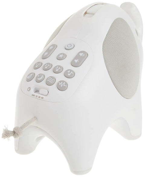 White baby soother night light moonlight melodies with projection and music plug in dimmable warm glow for crib time