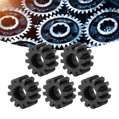 Five Pack Steel Servo Spur Gears Set With 24 Internal Tooth Spline 0.8 Mod 12 To 24 Tooth Options Heavy Duty RC Car And Robotics Gear Kit For Custom Ratios And Durable Transmission Upgrades