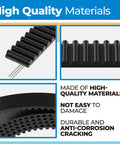 Replacement Lift Belt Kit For Minn Kota Ulterra Trolling Motors 2770820 Fits All Ulterra Models close-up showing durable material