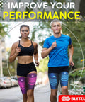 1 Pair Hamstring And Quad Compression Sleeves For Men And Women Upper Leg Thigh Support Anti Slip Running And Workouts Groin And Muscle Recovery Purple XL on runners