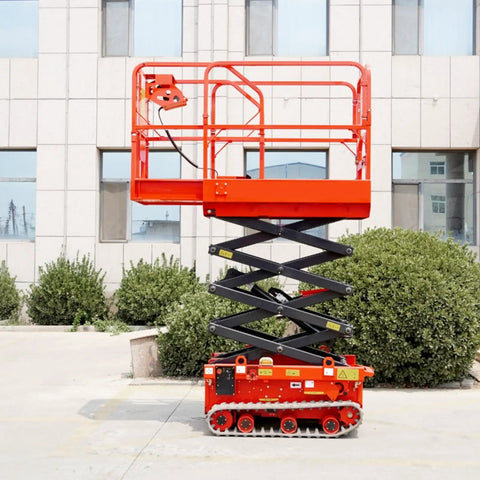Heavy Duty Hydraulic Scissor Lift Platform Built Different For Factory And Equipment Servicing With Reinforced Steel Frame and smooth adjustment.