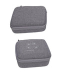 Ride Ready Carry Case For Flip Drone And RC2 Controller High Density Polyester Organizer Bag with rugged gray fabric design.