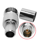 50 Ohm UHF PL259 SO239 Female Crimp Mount Coax Connector Kit For LMR400 RG8 RG213 RG214 Cables Walkie Talkie Radio Setup 4G 5G Antennas Drone Remote Control Brass Body With PTFE Insulator