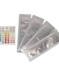 Quick Dip Five In One Aquarium Water Test Strips For Freshwater And Saltwater Tanks with color matching chart for testing.