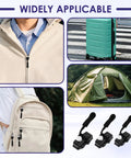 Universal Zipper Repair Kit With 36 Replacement Sliders In Three Sizes Black For Backpacks Jackets Coats Tents Luggage