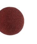 Close-up of a circular 40 grit aluminum oxide sanding disc for rotary tools, part of the Twenty Piece Hook And Loop Sanding Discs With 40 To 2000 Grit Aluminum Oxide For Rotary Tools Smoothing Wood Metals And DIY Projects That Make Your Finish Look Totally Pro.