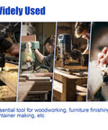 Tough As Nails Ten Inch Forstner Bit Extension Boosts Drill Depth By An Additional Eight Point Seven Five Inches For Deep Woodturning And Cabinet Work, shown in various woodworking applications.