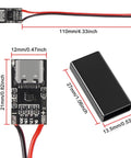Five Pack USB C PD Trigger Board With QC Support PD2.0 PD3.0 5V 9V 12V 15V 20V Output Fixed Voltage Power Module Up To 100W 5A With Housing