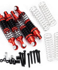 Four Pack Aluminum Threaded Shock Absorbers 53mm Oil Dampers For Redcat Ascent-18 1/18 RC Crawler Upgrade Parts with accessories
