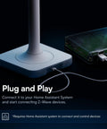 Z Wave Hub For Smart Home Systems Easy Setup With Latest Z Wave Chipset Delivers Reliable Range And Smooth Device Control